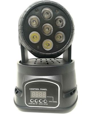 7x10w, rgb leds, light projector, rotating head