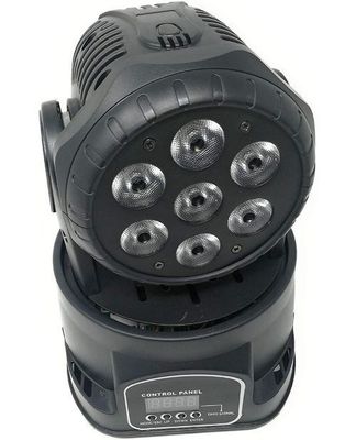 7x10w, rgb leds, light projector, rotating head