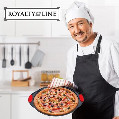 2PCS, pizza pan, carbon steel, Royalty Line