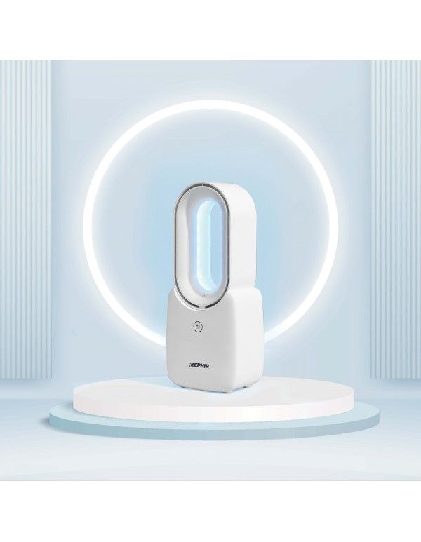 30cm, desk fan, bladeless, led 7 colors, rechargeable, Zephir PGL23