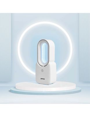 30cm, desk fan, bladeless, led 7 colors, rechargeable, Zephir PGL23