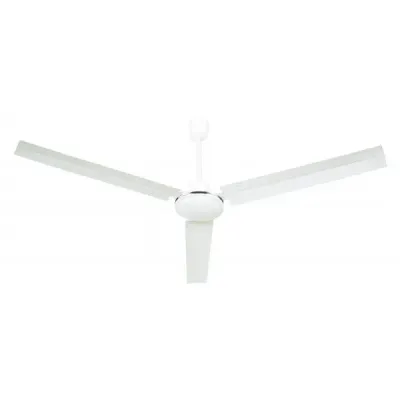 142cm, industrial, ceiling fan, metal blades, wall control, white, ZEPHIR ZFS8124