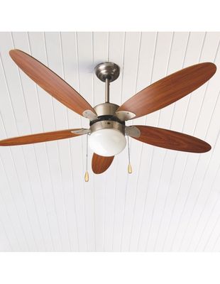 130cm, ceiling fan, wooden blades, reversible, ZEPHIR ZFS9110M