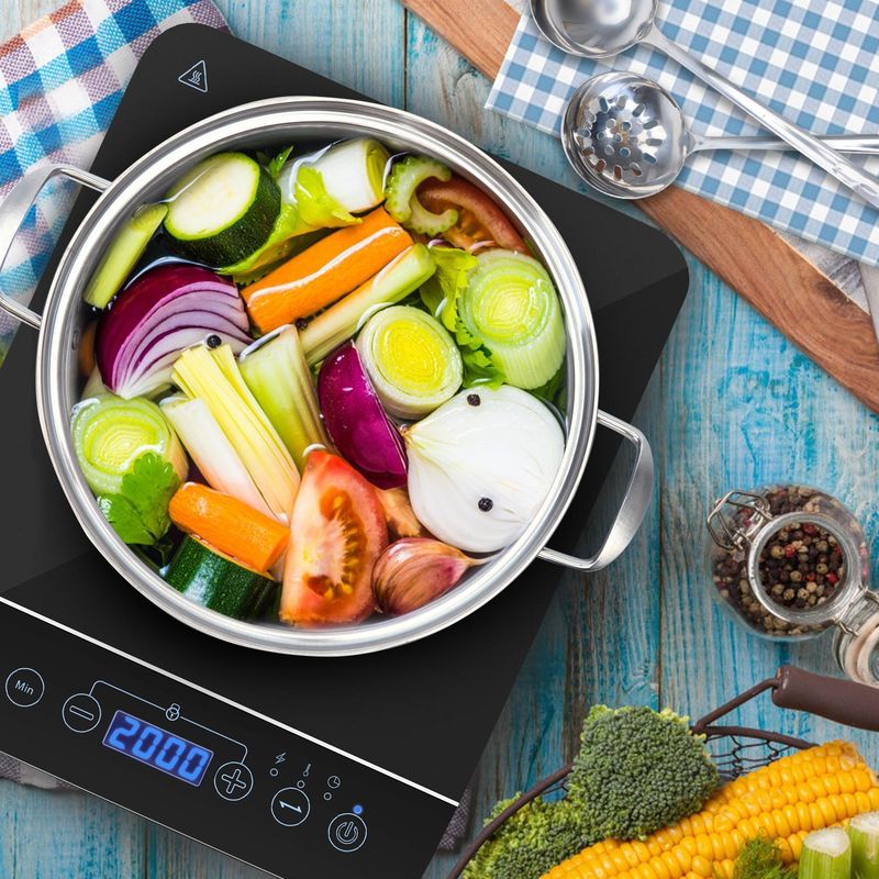2000W, induction cooker set, induction pot, spoons, Aigostar Bluefire