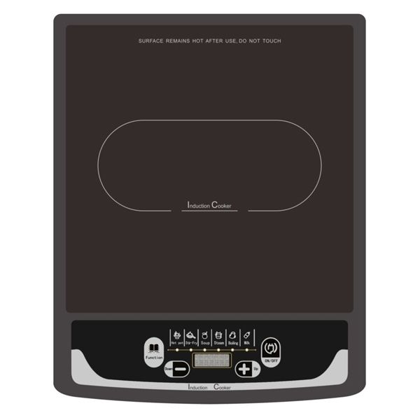 2000W, induction stove, single hob, LED display, black, ELECTRA EH-0520IC