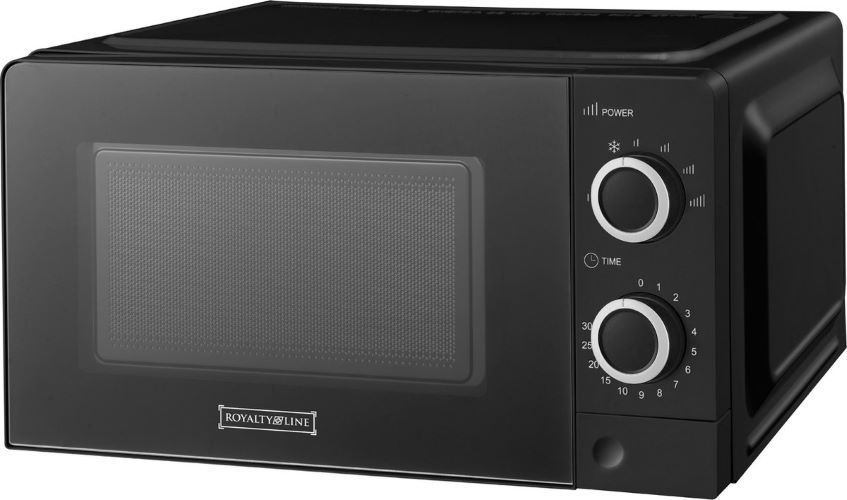 20LT, microwave, oven, 700W, mechanical control, black, ROYALTYLINE MWO-3818-BK