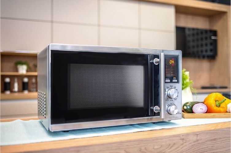 20LT, microwave, oven, 900W, grill, digital display, 8 programs, silver, ROYALTY LINE