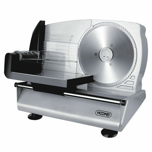 120W, steel, slicer, adjustable blade, 19CM, multipurpose, bread, ham, cheese, meat, Hoomei HM-5135