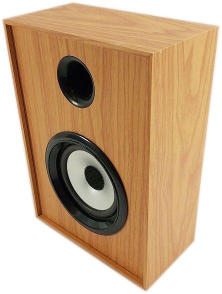 5W wooden rechargeable Bluetooth speaker with 3.5mm AUX input