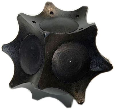 160W, omnidirectional speaker, black, Technysound