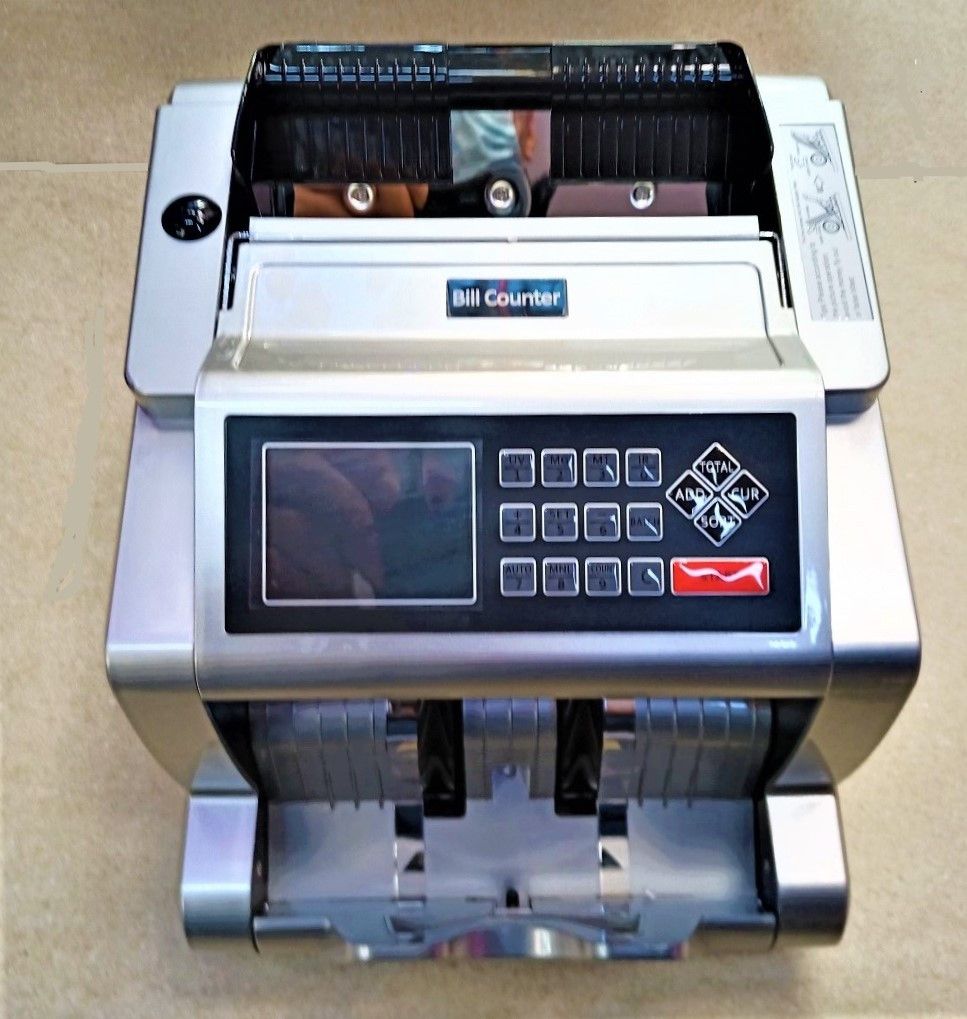 Bill Counter banknote detector with UV and MG