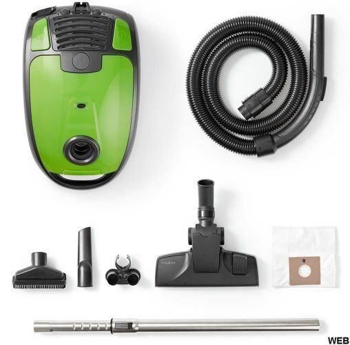 700W, vacuum cleaner, 3.5LT bag, 5mt cord, green/anthracite, Nedis VCBG500GN