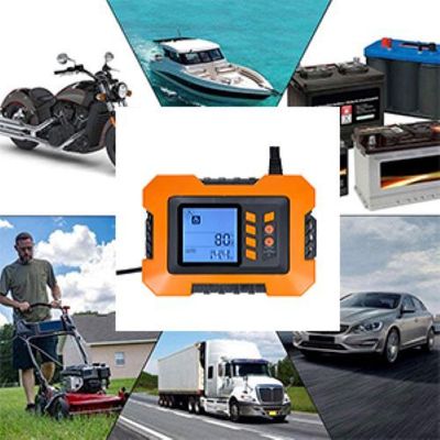 6V,12V,24V, battery charger, bike, car, truck, battery repair, charge maintenance, Andowl Q-DP1129