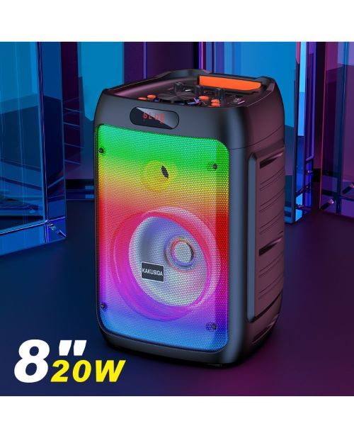 Kakusiga KSC-829 Portable Speaker 20W Bluetooth with Microphone LED