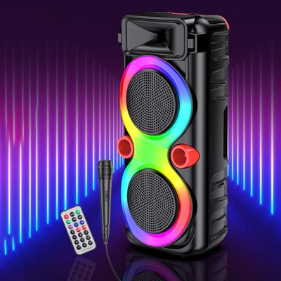 30W, rechargeable speaker , LED light, KK-8201