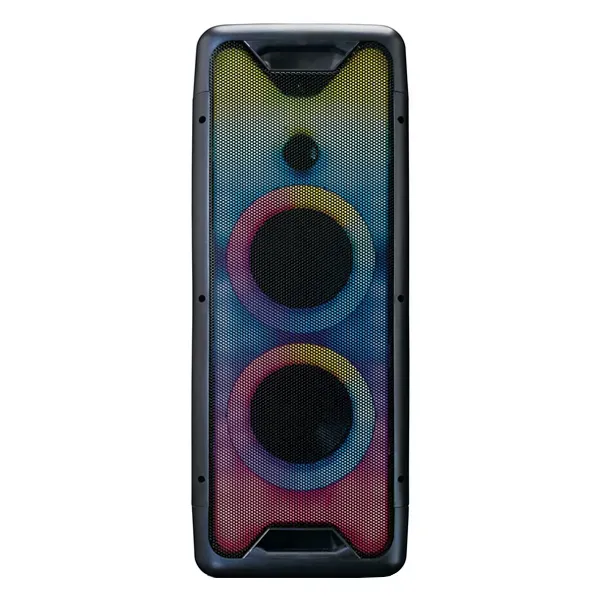 100W, portable speaker, led lights, Lenco PA-200BK
