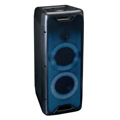 100W, portable speaker, led lights, Lenco PA-200BK
