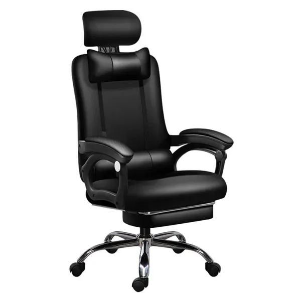 Office chair, fabric, sliderail armrests, black