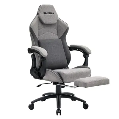 Gaming Chair, Fabric, Up to 150kg, Grey, RAIDMAX Drakon DK719-GY