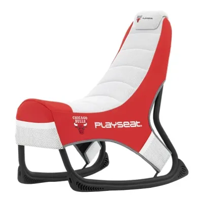 Gaming seat, fabric, white-red, Playseat® NBA Chicago Bulls