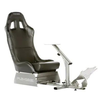 Gaming simulation seat, PU leather, black, Playseat® Evolution