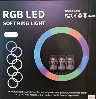 56CM, led ring light, multi color lighting, rgb led light, tripod included