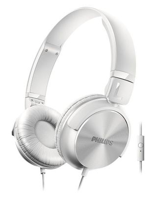 Wired, headphones, microphone, white, Philips