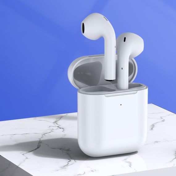 White Bluetooth Earphones, KSC-1107