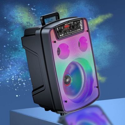10W, rechargeable speaker, led lights, microphone, KSC-688
