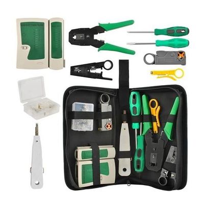 Network tester kit and accessories with case