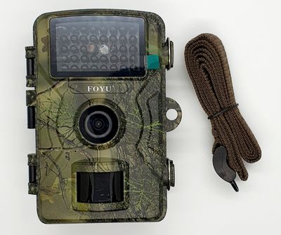 12MPx, hunting camera, trail camera, display lcd, built in batteries, 32gb sd card included, Foyu