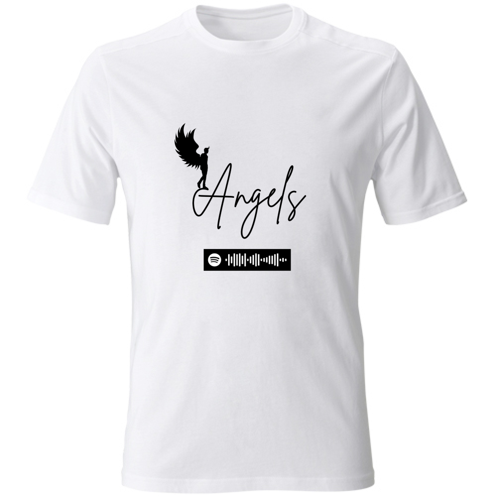 Spotify Code, T-Shirt, Angels by Robbie Willams