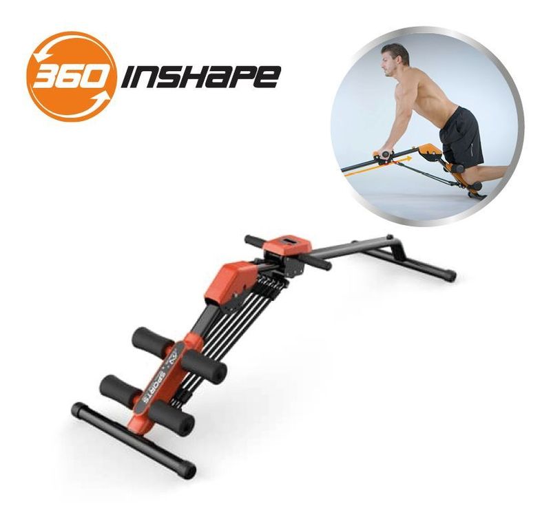 Full body, fitness equipment, train your abs, chest, arms and legs, 360 InShape