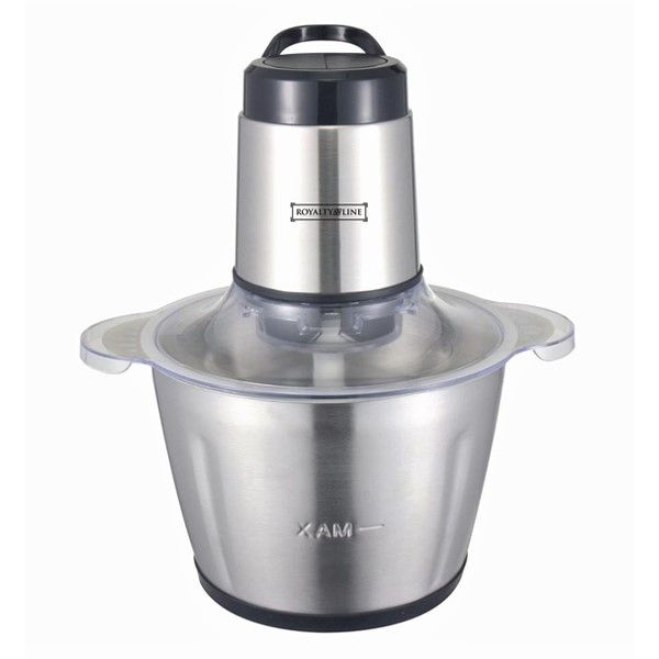 2.5LT, chopper, stainless steel bowl, 600watts, grinder, shredder, strainer, RoyaltyLine