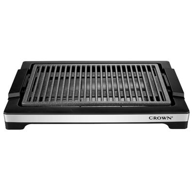 2000W, electric grill, black, Crown EGB-3725
