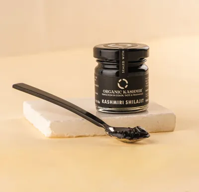 Pure Organic Himalayan Shilajit 50g – Rich in Fulvic Acid, Authentic Resin from Leh Ladakh