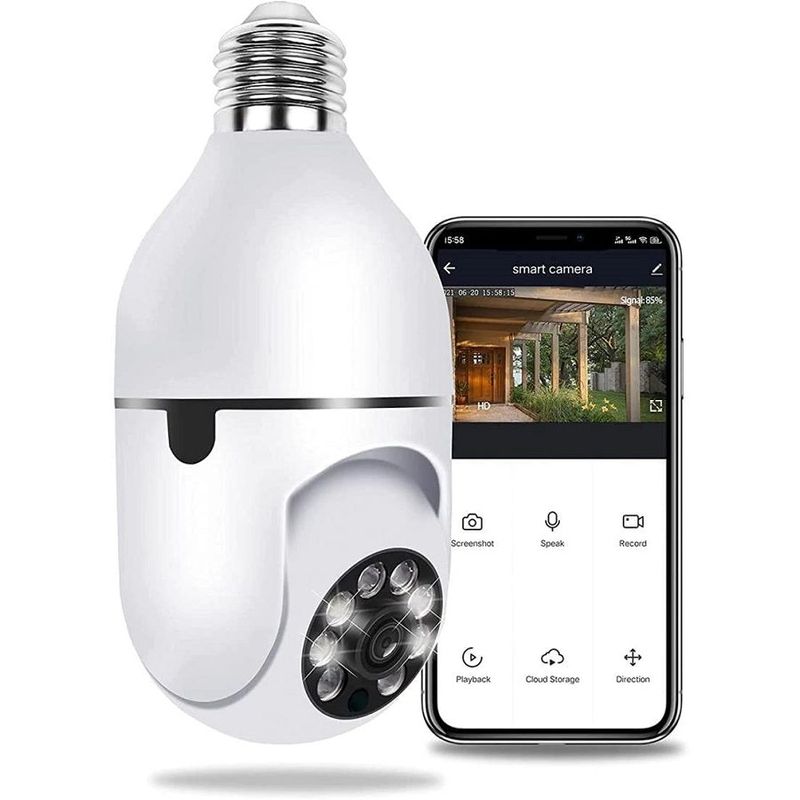 1080p, WiFi, IP camera, E27 bulb, Jortan