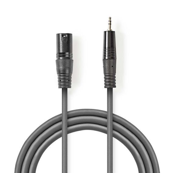 Audio Cable XLR Male to 3 Pin XLR-Male 3.5mm 3m