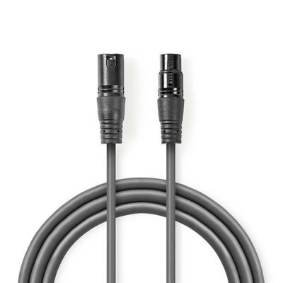 110 Ohm Digital DMX Cable Male to 3 Pin XLR-Female to 3 Pin XLR 3m