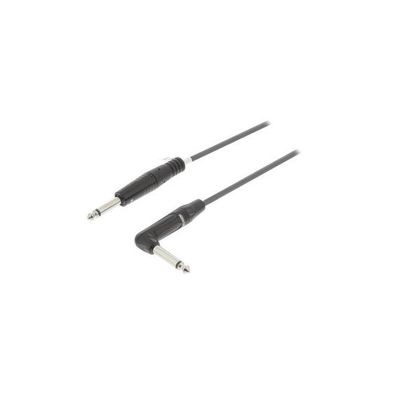 Mono-Audio Cable 6.35 mm Male - 6.35 mm Male 1.5 m Dark Gray