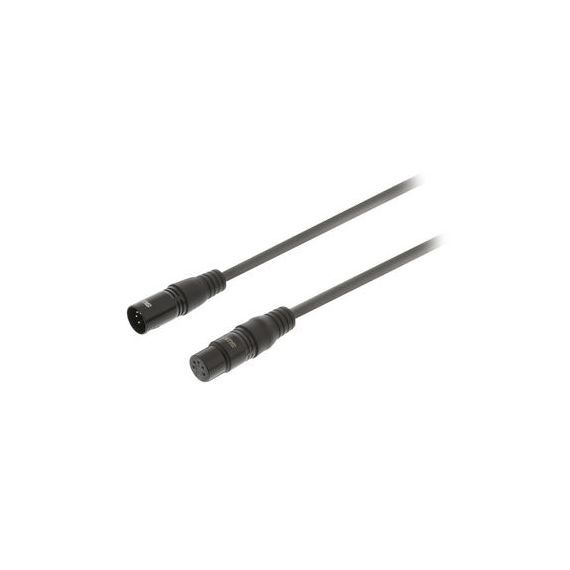 Digital Cable XLR 5 Pin XLR Male - 5 Pin XLR Female 0.50 m Dark Gray