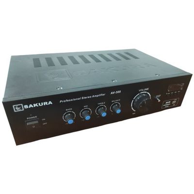 300W, stereo amplifier, AV-300