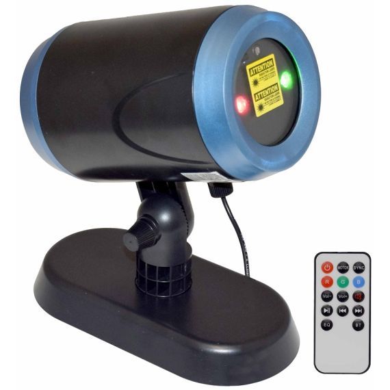 Dual laser, light effect projector, bluetooth speaker 8W