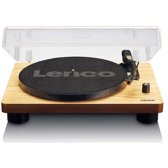 33-45-78rpm, wooden turntable, built-in speakers, USB Encoding, Lenco LS-50