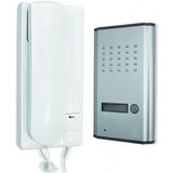 Single-family intercom kit complete with external station and internal 2/4 wire gate door opener