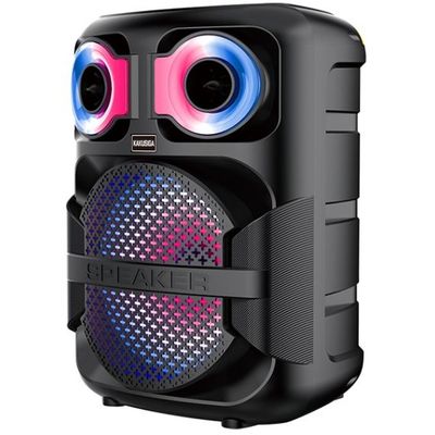 8&quot; 10W Rechargeable Speaker LED Lights Bluetooth/FM/USB