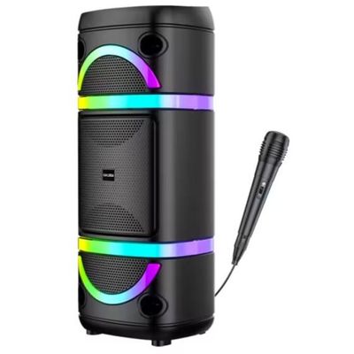 40W, rechargeable speaker, LED lights, microphone, KK-8207