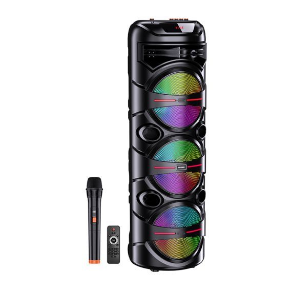 40W, rechargeable speaker, led light, microphone, KK-8301