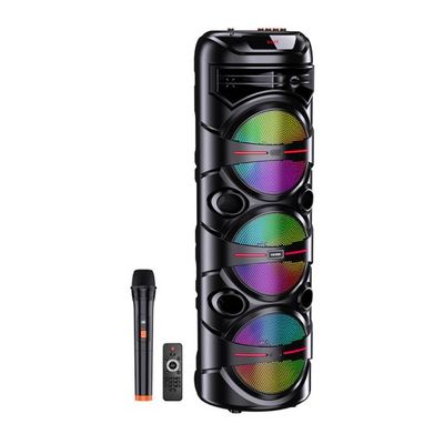 40W, rechargeable speaker, led light, microphone, KK-8301