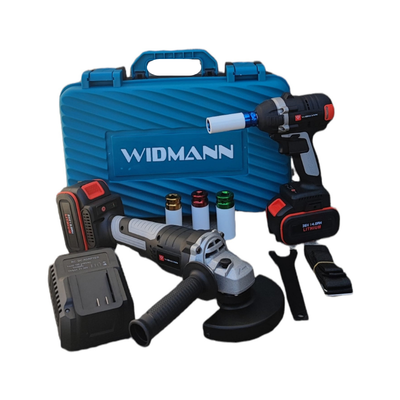 Widmann Dual Pack Widmann Brushless Angle Grinder 24v &amp; Impact Wrench 36v